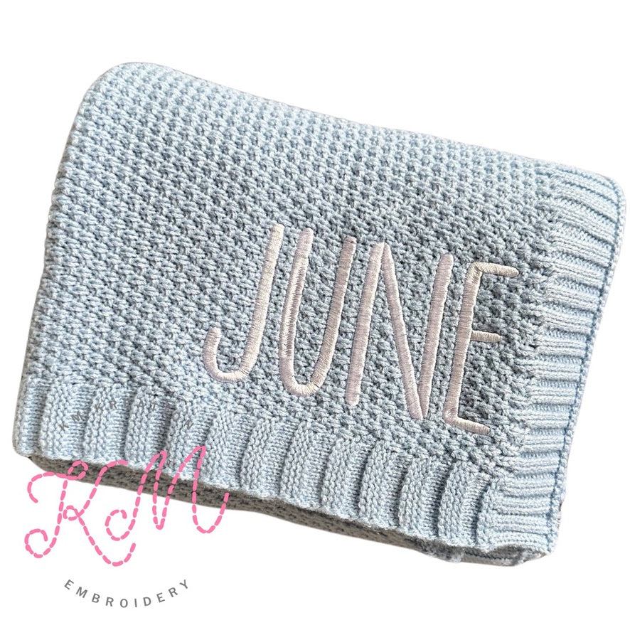 Soft Knitted Swaddle Baby Blanket