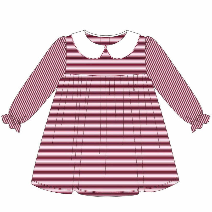Lottie Dress-Red Stripe *Jelly Bean Christmas Preorder 26*
