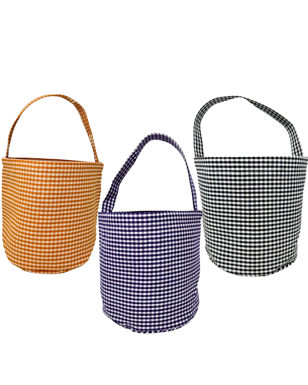 Gingham Halloween Buckets **ETA Mid October**