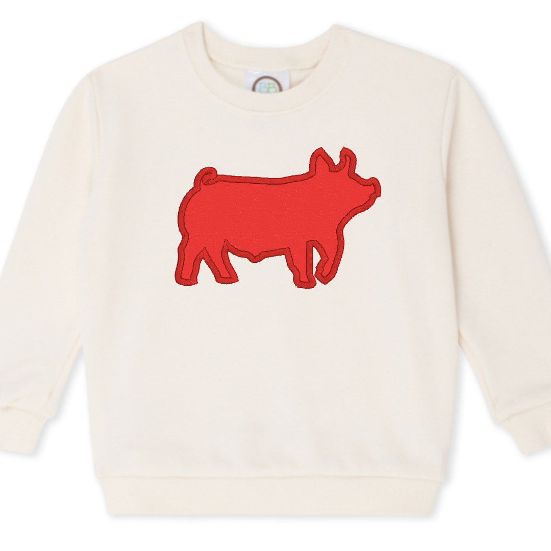18M Unisex Sleeve Cream Sweatshirt