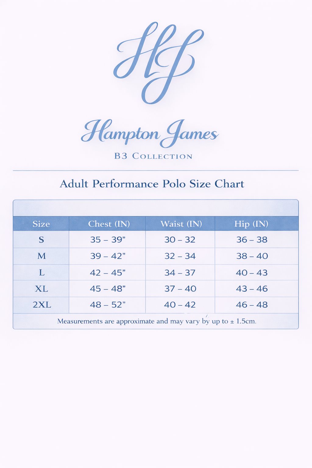 ADULT Carolina Star Performance Polo *Hampton James B3 Collection Preorder*