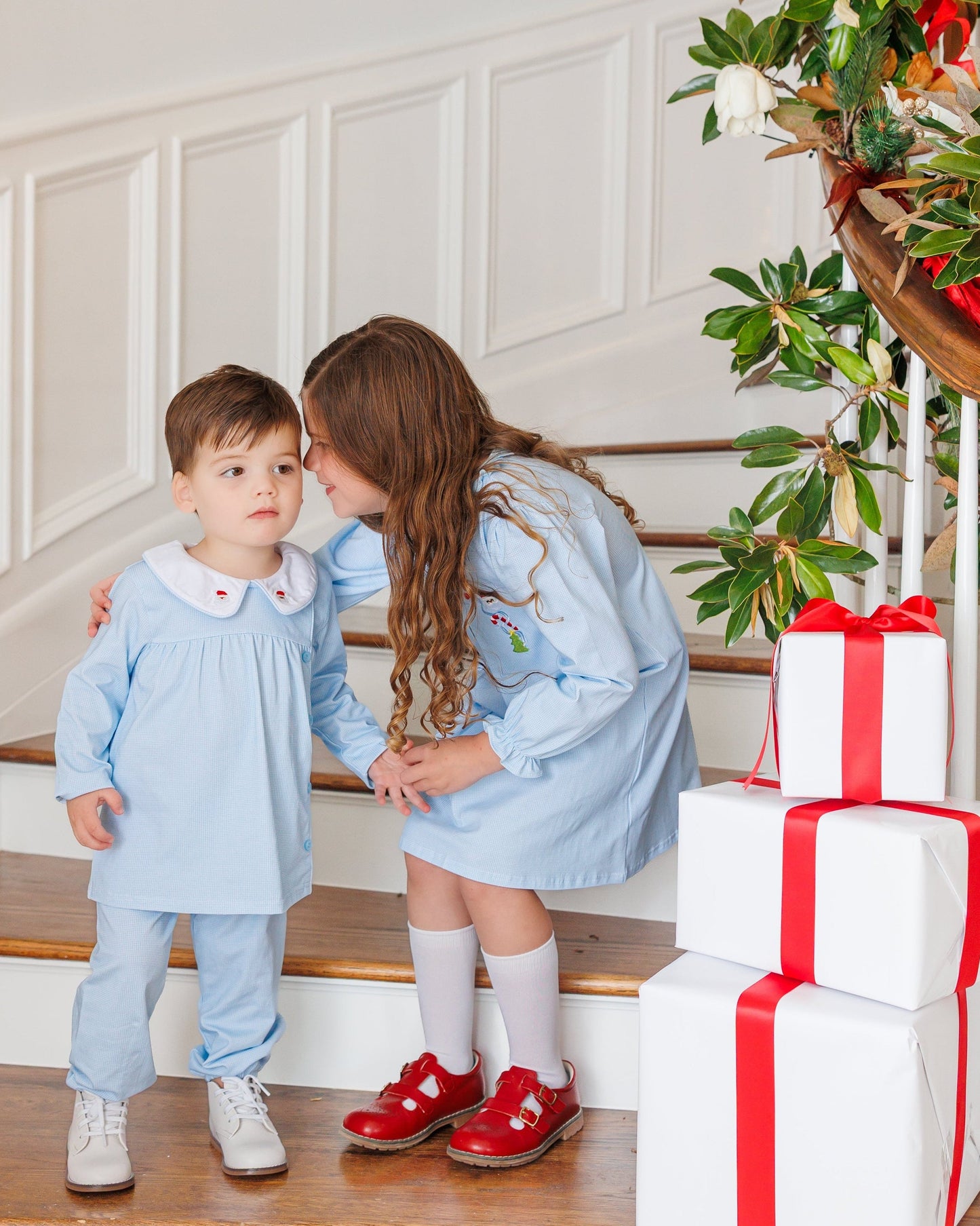 A Classic Christmas Bloomer Pants Set *Jelly Bean Christmas Preorder 26*