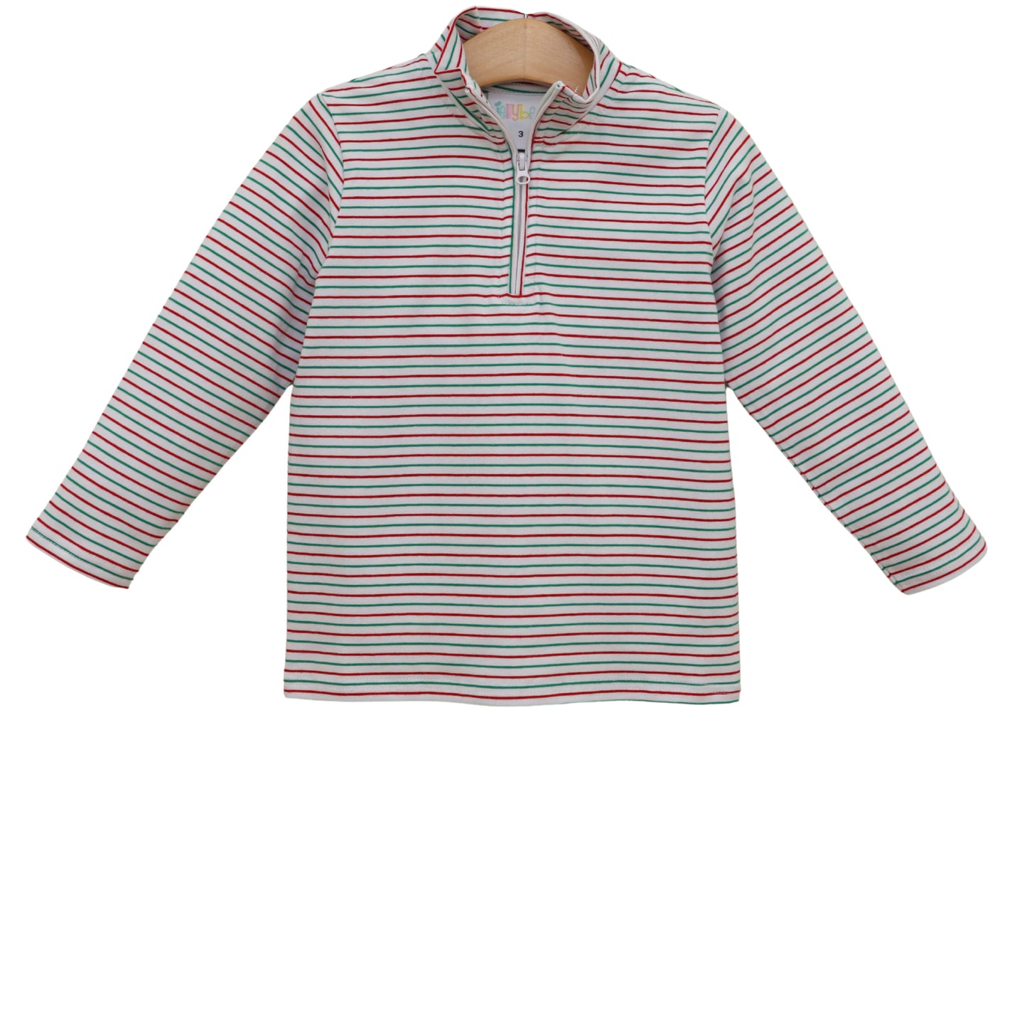 Christmas Candy Stripe Evan Pullover *Jelly Bean Christmas Preorder 26*