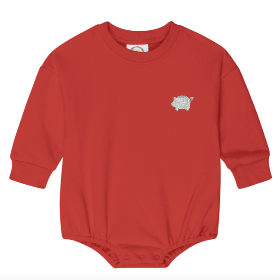 3T (2) Red Sweatshirt Bubble