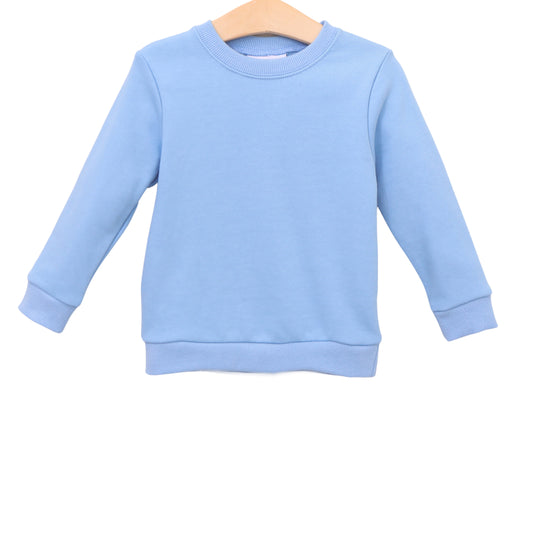 8 Blue Fleece Pullover