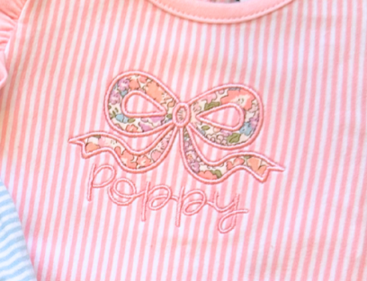 Bow Applique **DESIGN ONLY**