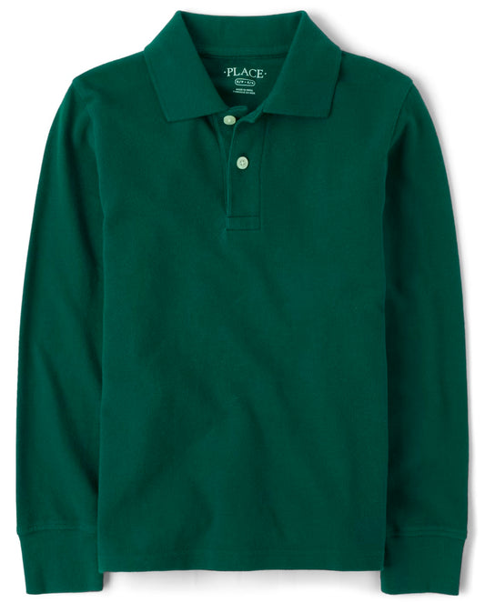 Toddler and Youth Long Sleeve Polos