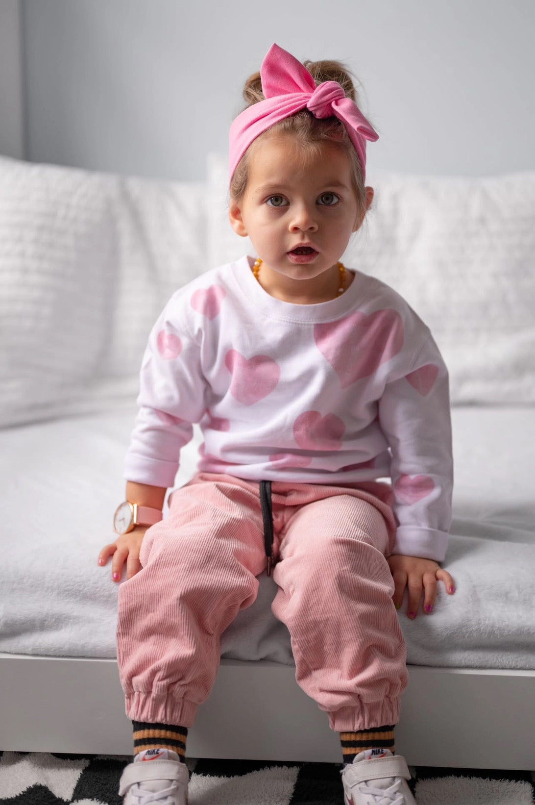 Watercolor Hearts Valentines Day Sweatshirt *PREORDER*