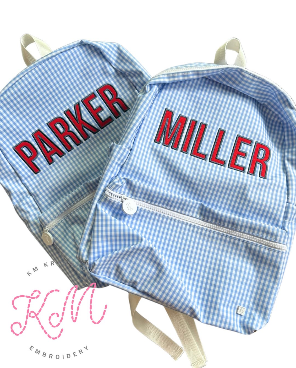 Sky Gingham Backpacker **BTS In Stock Inventory**