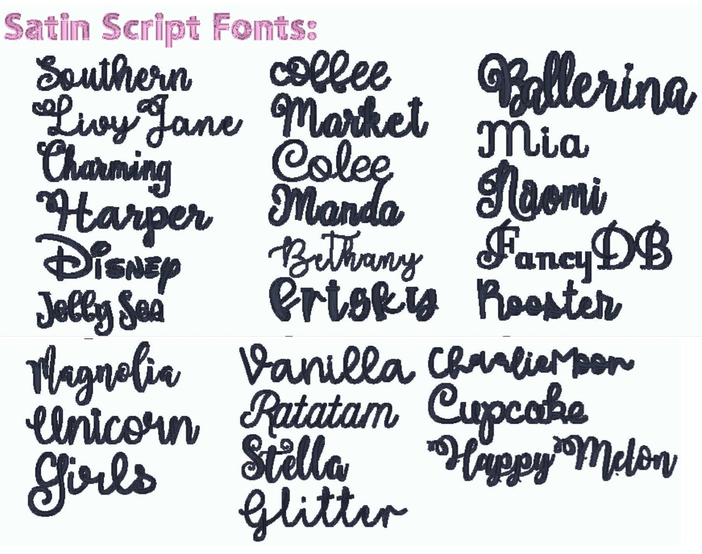 Firework Applique Monogram (Boy and Girl Options Available) *Design Only*