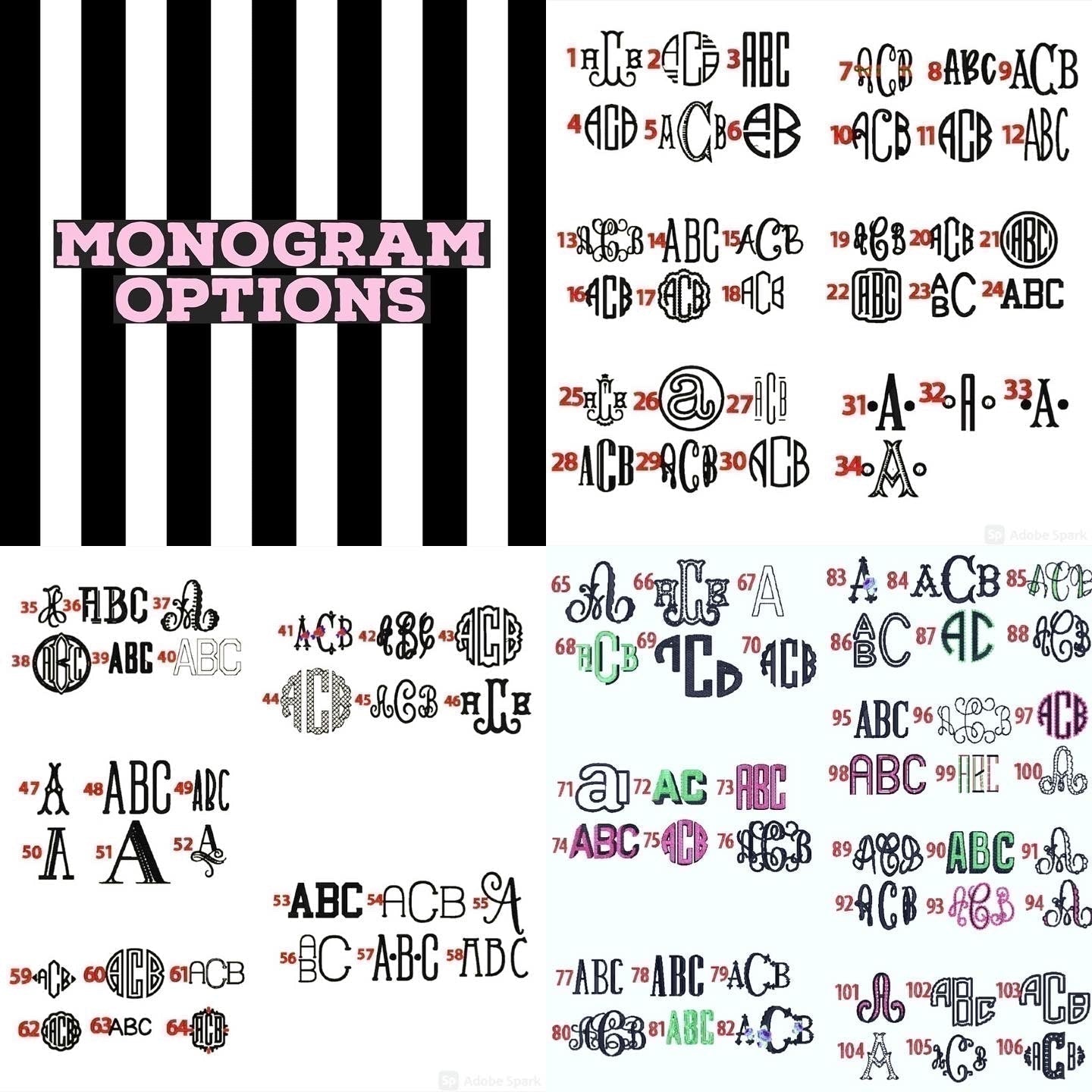 Script Floss Name with Bomb Pops *Design Only*