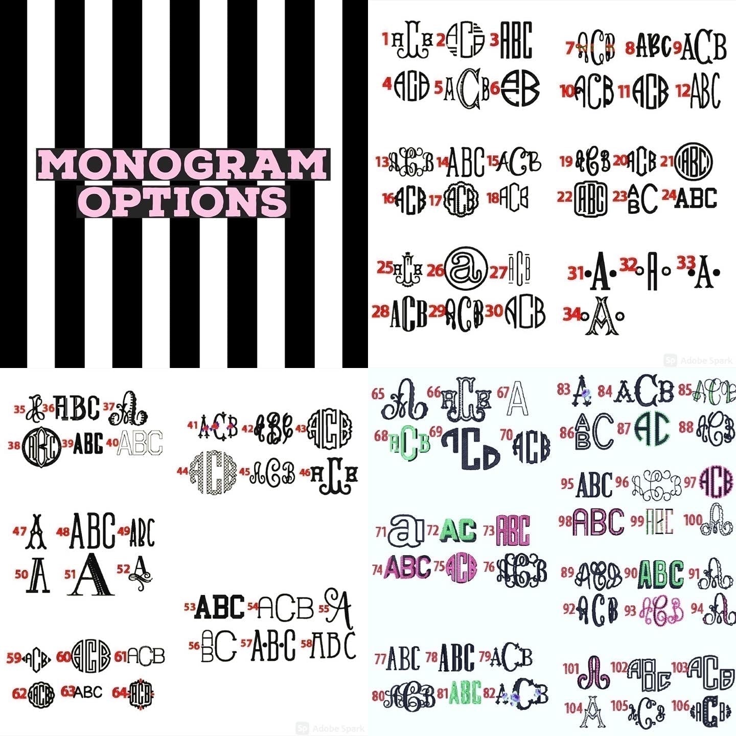 Sweet and Simple Patriotic Circle Line Monogram *Design Only*