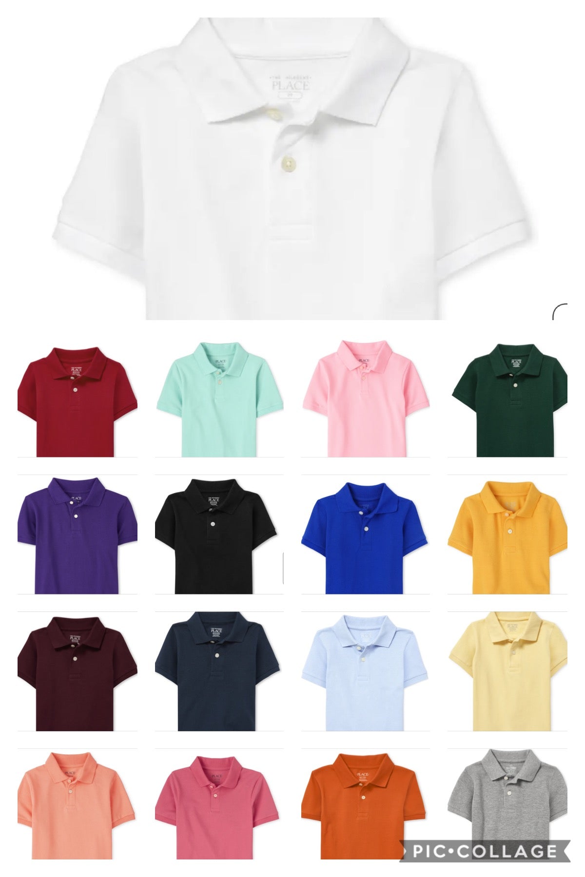 Toddler Short Sleeve Polos