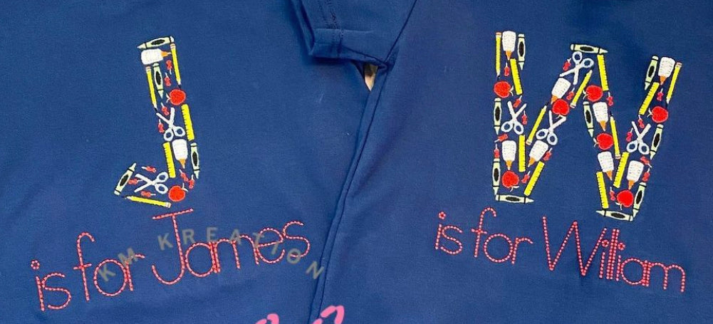 Back to School Initial is for Name*Design Only*