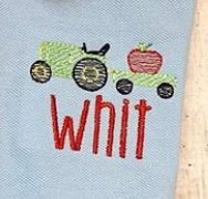 Apple Tractor Mini Polo*Design Only*