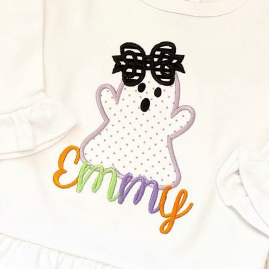 Bow Ghost Appliqué *Design Only*