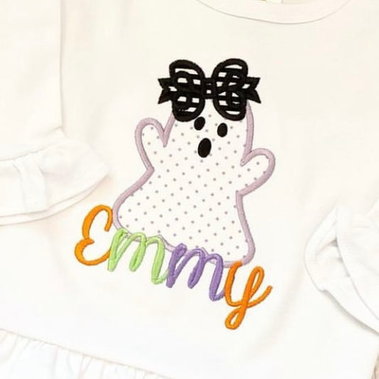 Bow Ghost Appliqué *Design Only*