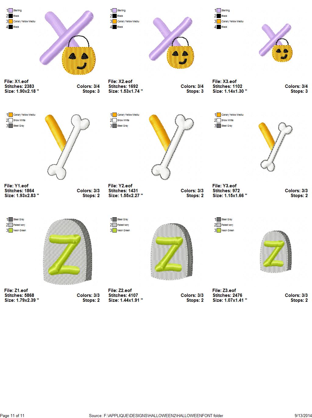 Halloween Name *Design Only*