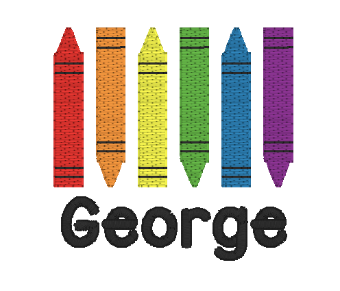 Mini Crayons Polo*Design Only*