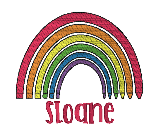Crayon Rainbow*Design Only*