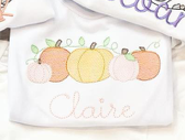 Pumpkin Row Girl*Design Only*
