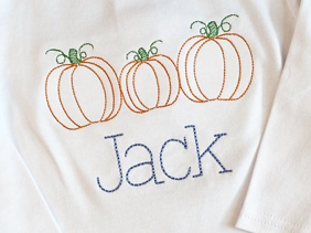 Vintage Pumpkin Trio*Design Only*