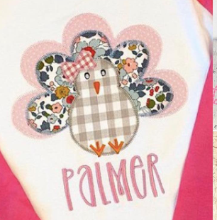 Turkey Girl Appliqué*Design Only*