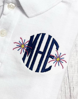 Firework Clubhouse Monogram *Design Only*