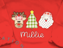 Christmas Trio Appliqué *Design Only*