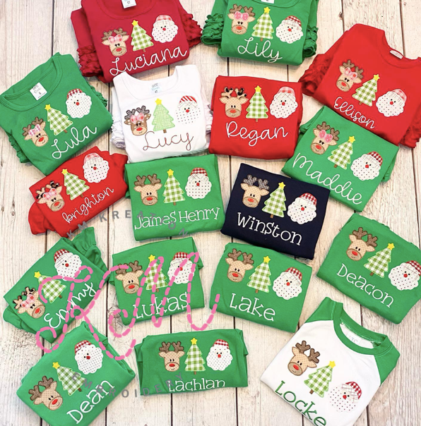 Christmas Trio Appliqué *Design Only*