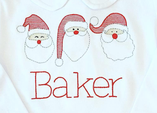 Santa Trio Sketch *Design Only*
