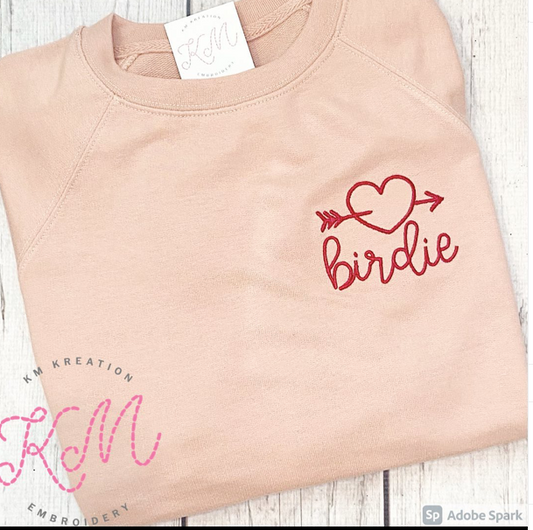 Arrow Through the Heart Mini Embroidery Design *Design Only*
