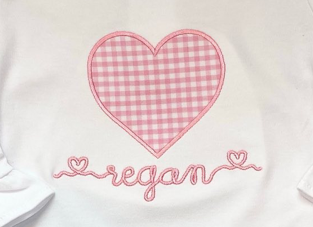 Heart Applique *Design Only*