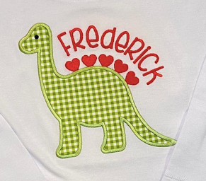 Heart Dino Applique *Design Only*