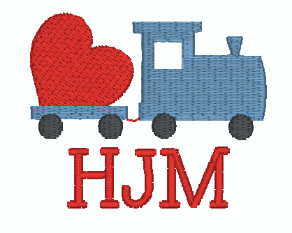 Valentine Train Mini Polo *Design Only*