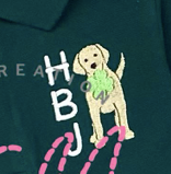 Shamrock Pup Mini Polo *Design Only*