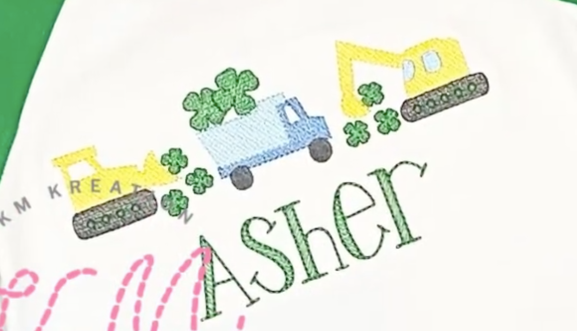 Shamrock Construction Trio Sketch *Design Only*
