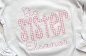 Big Brother/Big Sister Applique *Design Only*