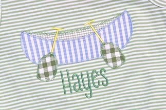 Canoe Applique**DESIGN ONLY**