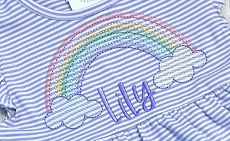 Rainbow Sketch Embroidery**DESIGN ONLY**