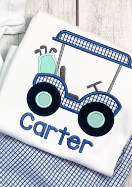 Golf Cart Applique**DESIGN ONLY**