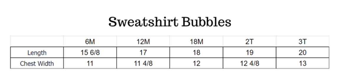 3T (2) Cream Sweatshirt Bubble