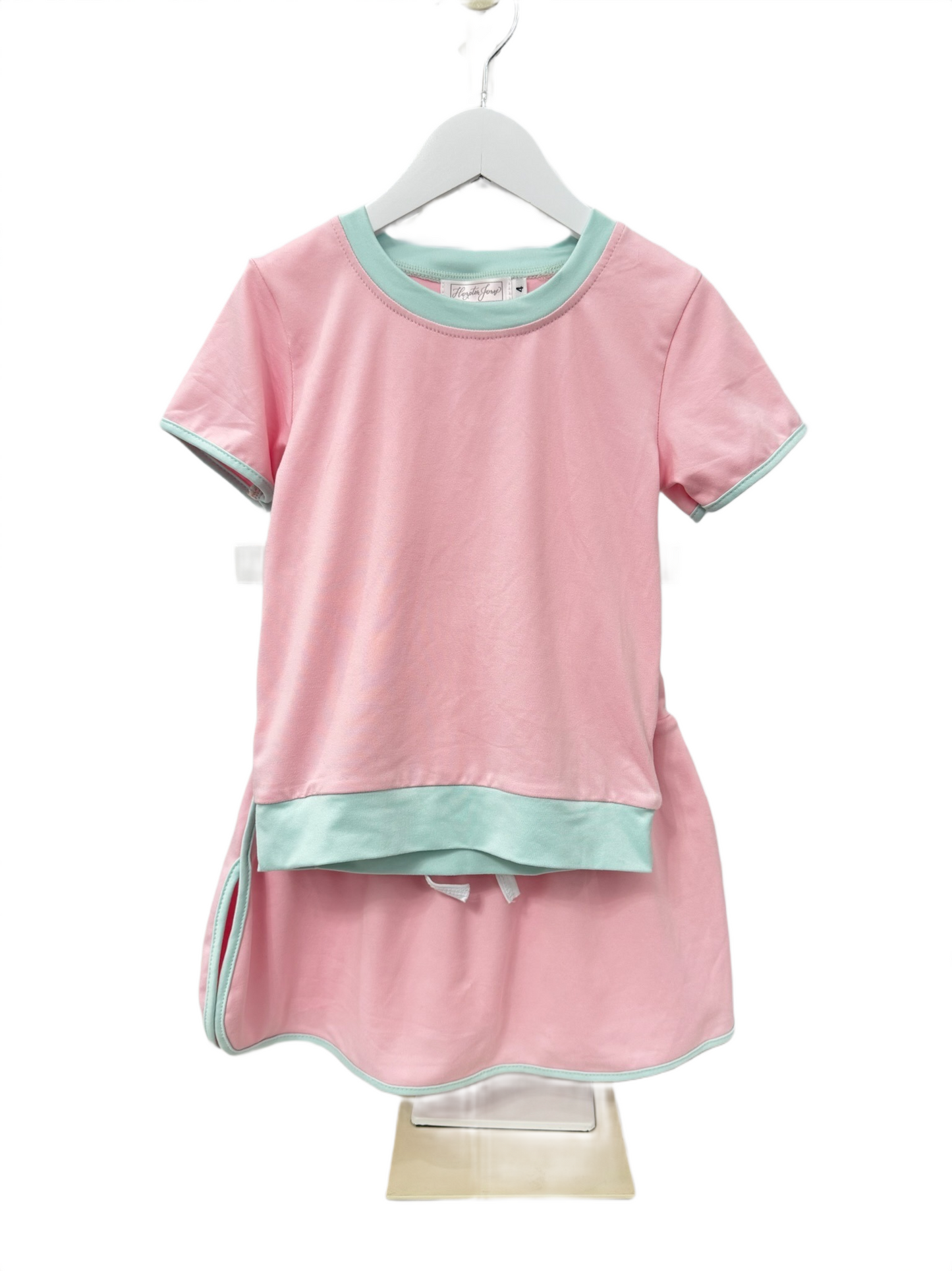 Little Rally Skort Set-Pink/Mint *Hampton James Summer PREORDER 2026*