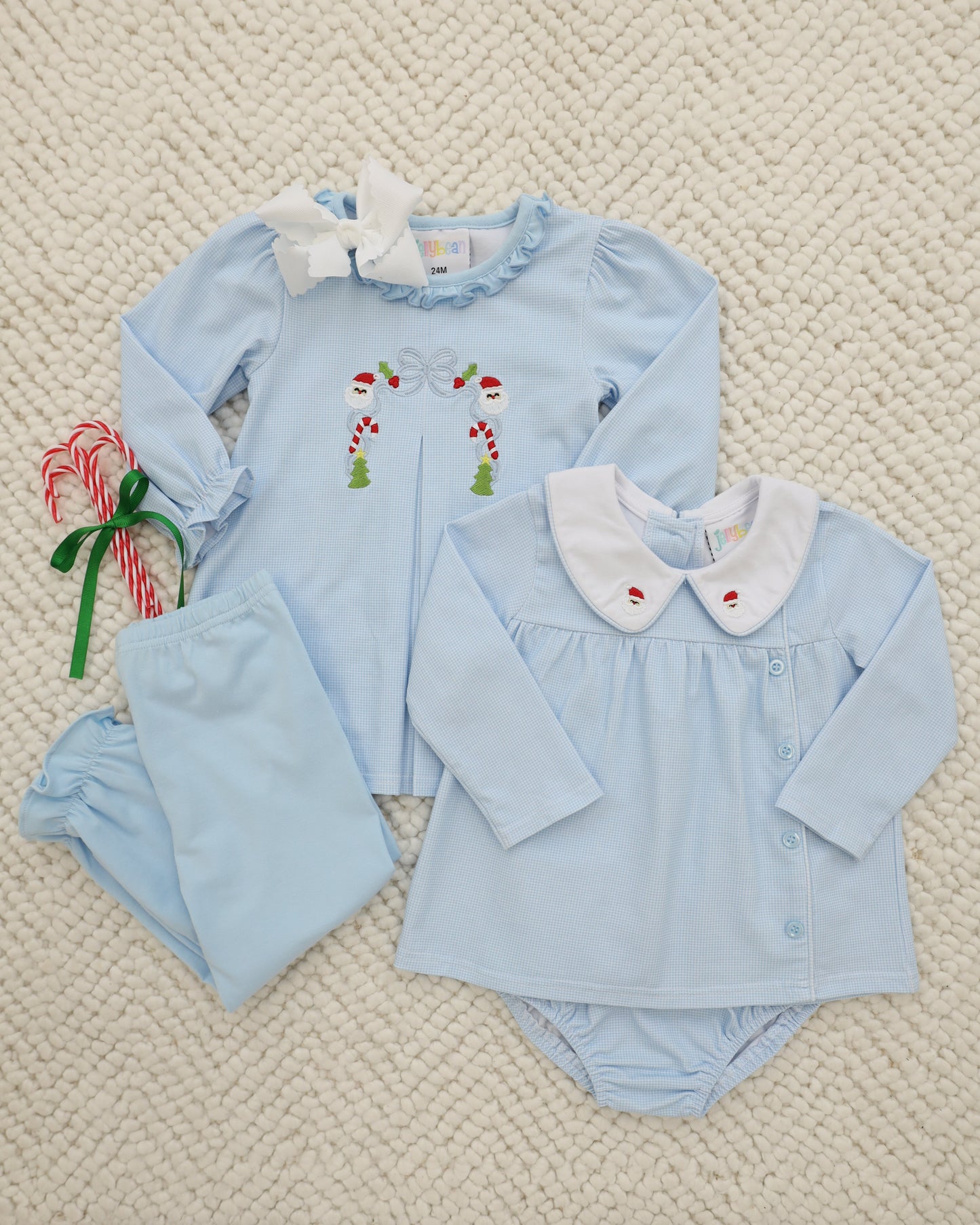 A Classic Christmas Pleat Bloomer Pants Set *Jelly Bean Christmas Preorder 26*