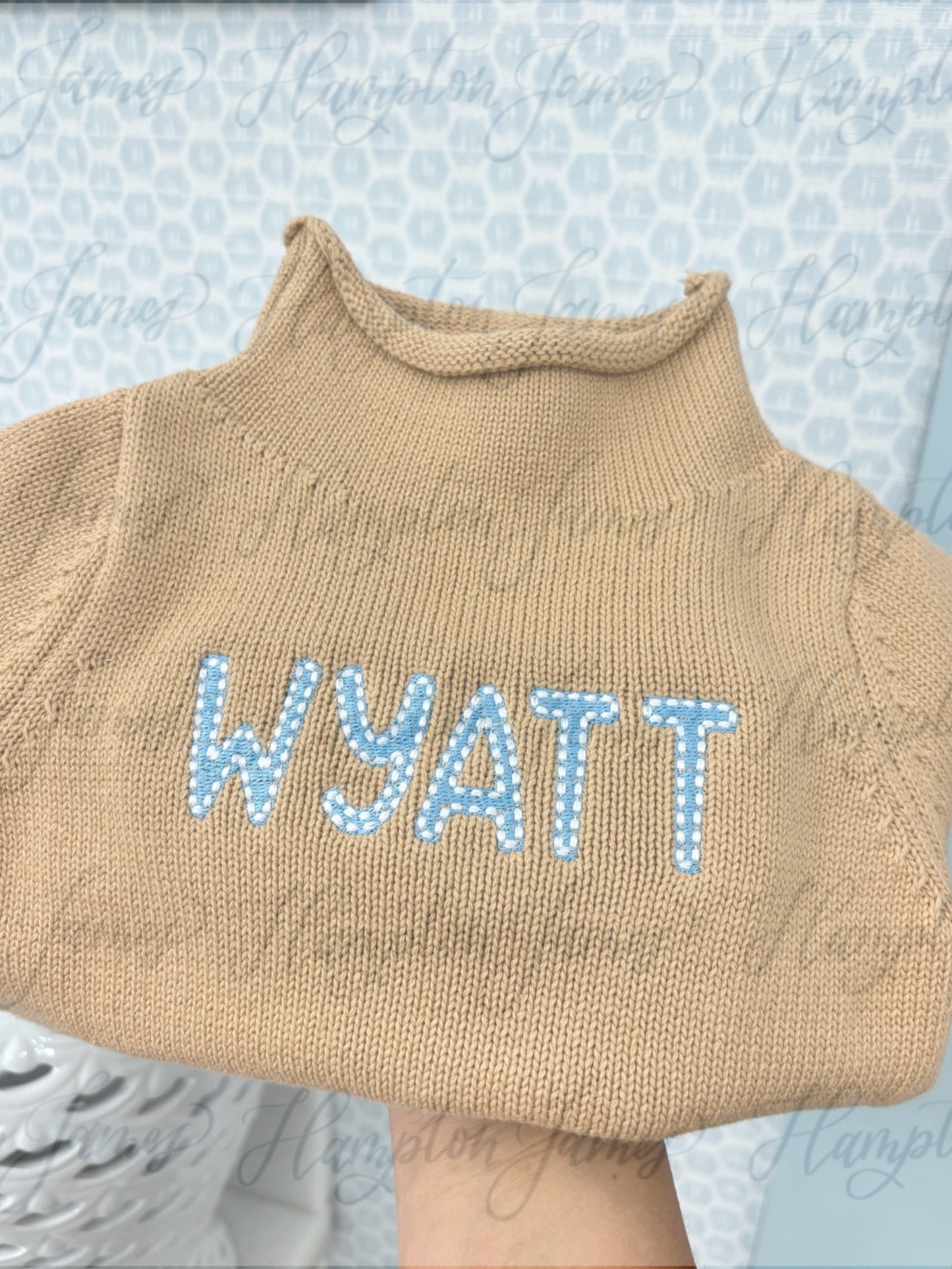 Solid Knit Rollneck Sweater *HAMPTON JAMES ROLLNECK PREORDER 26*