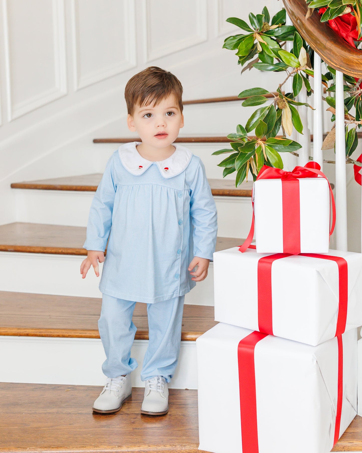 A Classic Christmas Bloomer Pants Set *Jelly Bean Christmas Preorder 26*