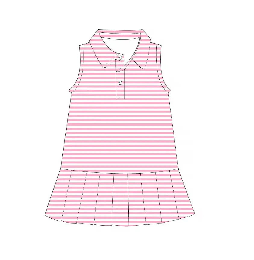 Girls Stripe & Gingham Tennis Dresses *PREORDER*