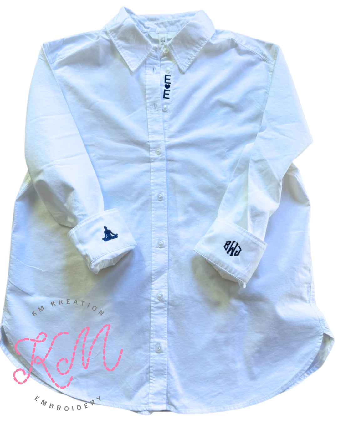 Women's Oversized White Button Up Oxford