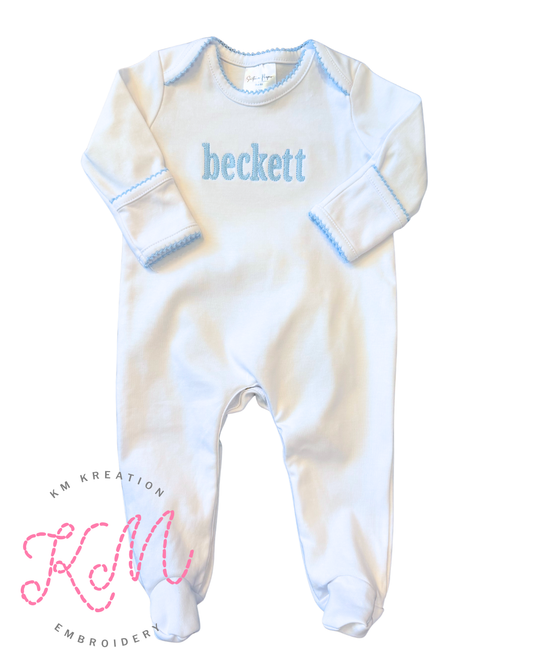 Footed Romper (NB and 3M)