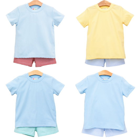 Drew Short Set (Multiple Colors Available) **JELLY BEAN SUMMER 25 PREORDER**